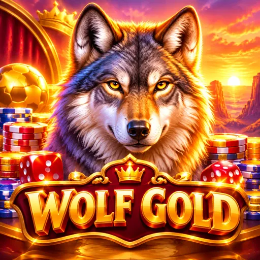 Jackpot de Wolf Gold em destaque na tela do slot