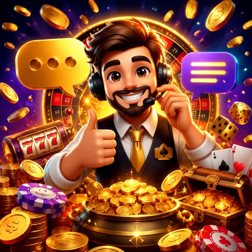 Atendimento dedicado por chat para jogadores VIP em português
